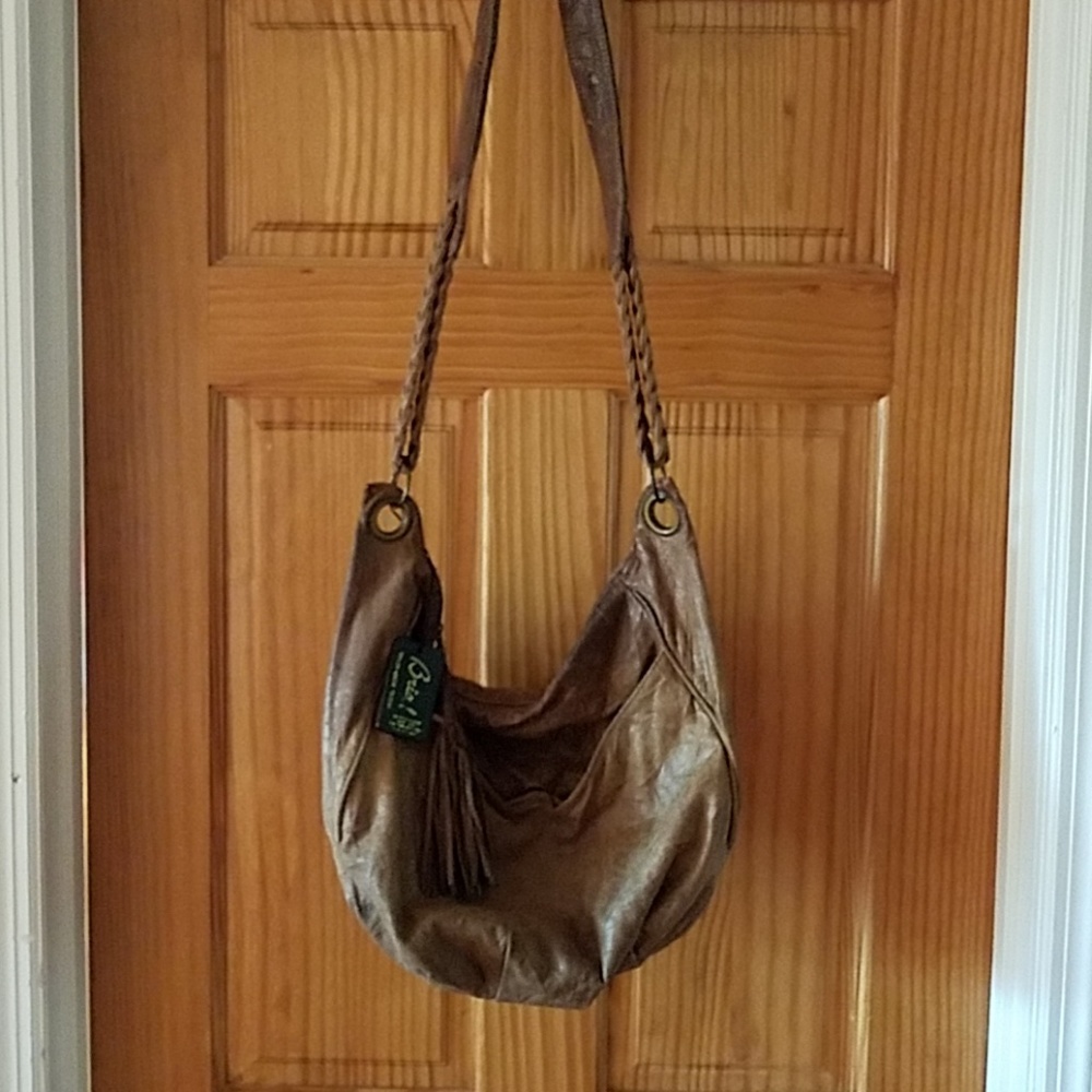 Brio leather handbag